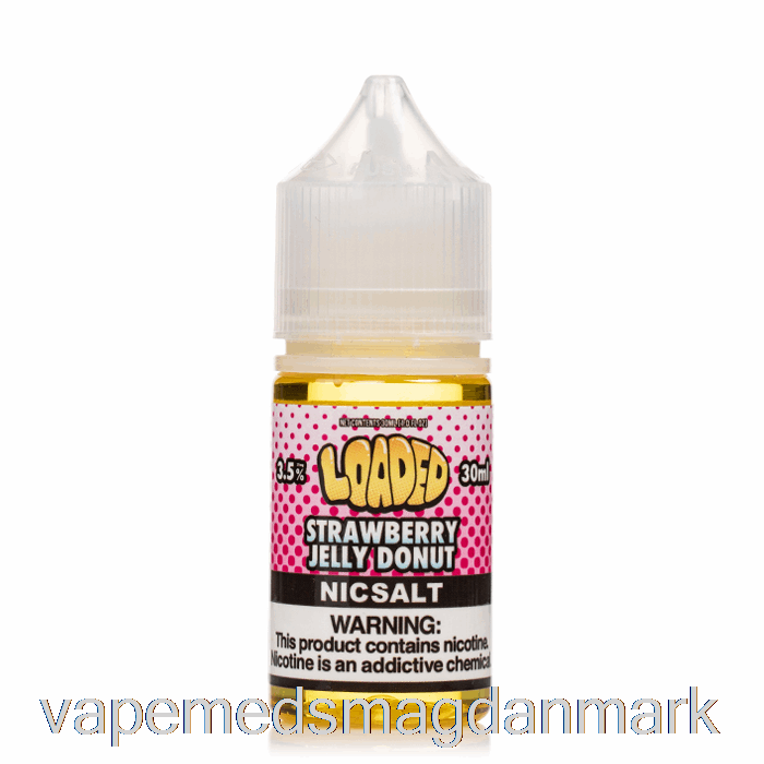 Vape Med Smag Jordbærgele Donut - Fyldte Salt - Hensynsløse Fugt - 30ml 20mg